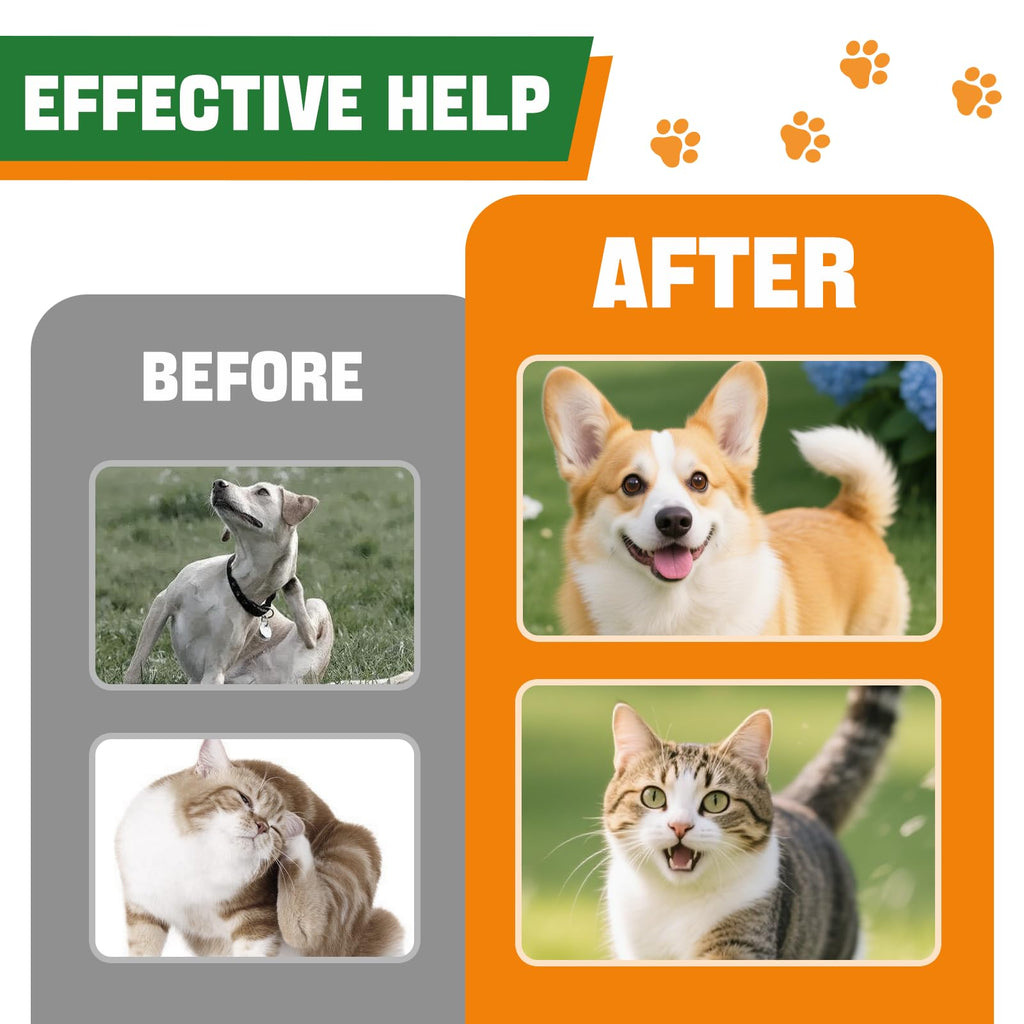Flea and Tick Prevention Liquid Drops with Multivitamin R161438