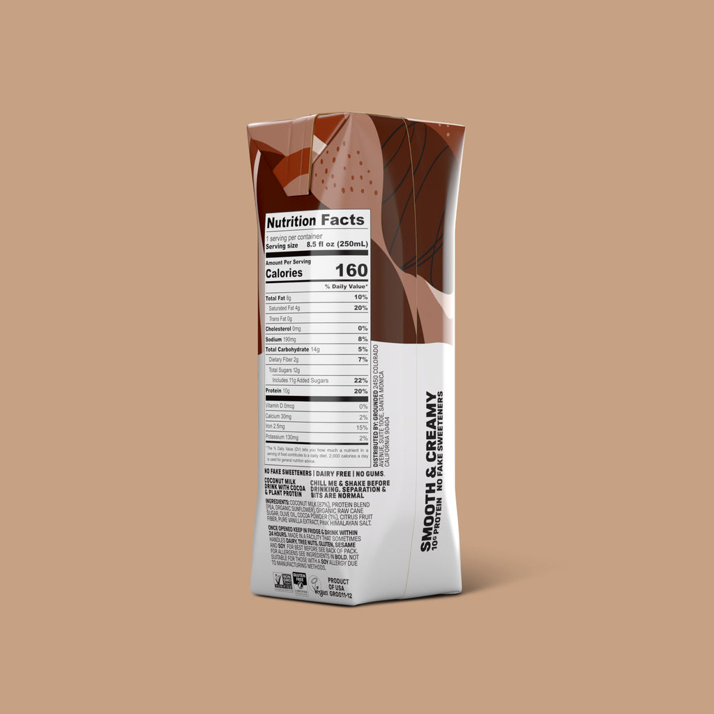 Chocolate Milk, Dairy Free, 10g Protein, 8.5 fl oz, 12 Pack I99316