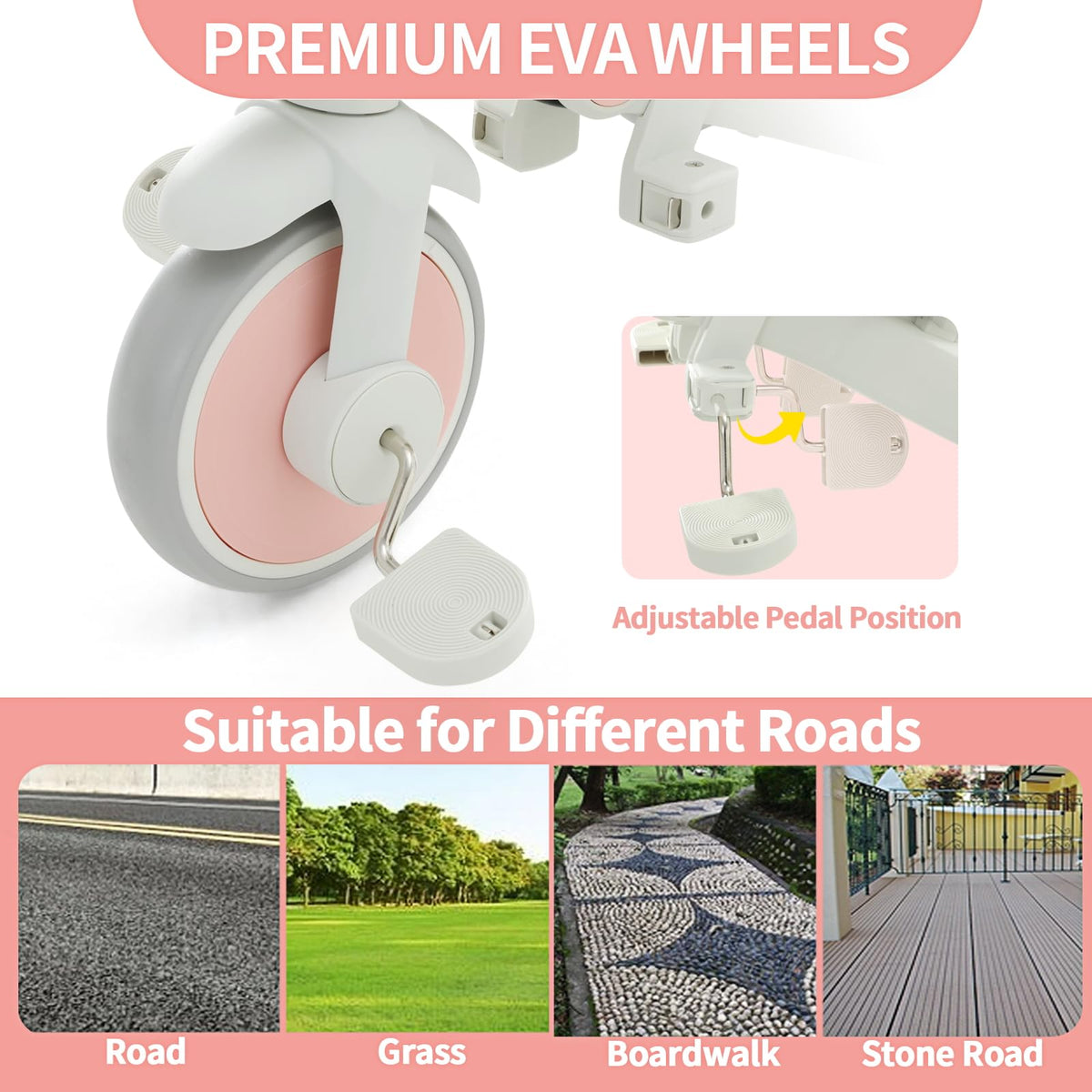 7-in-1 Foldable Toddler Tricycle R27866