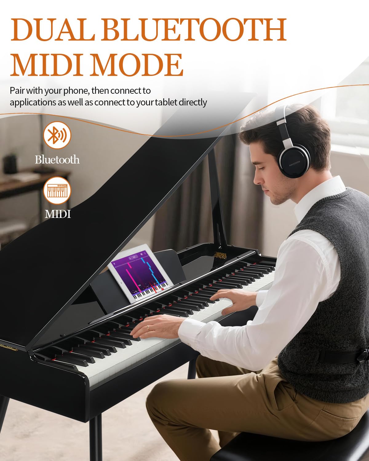 88 Key Weighted Action Digital Piano Y6882