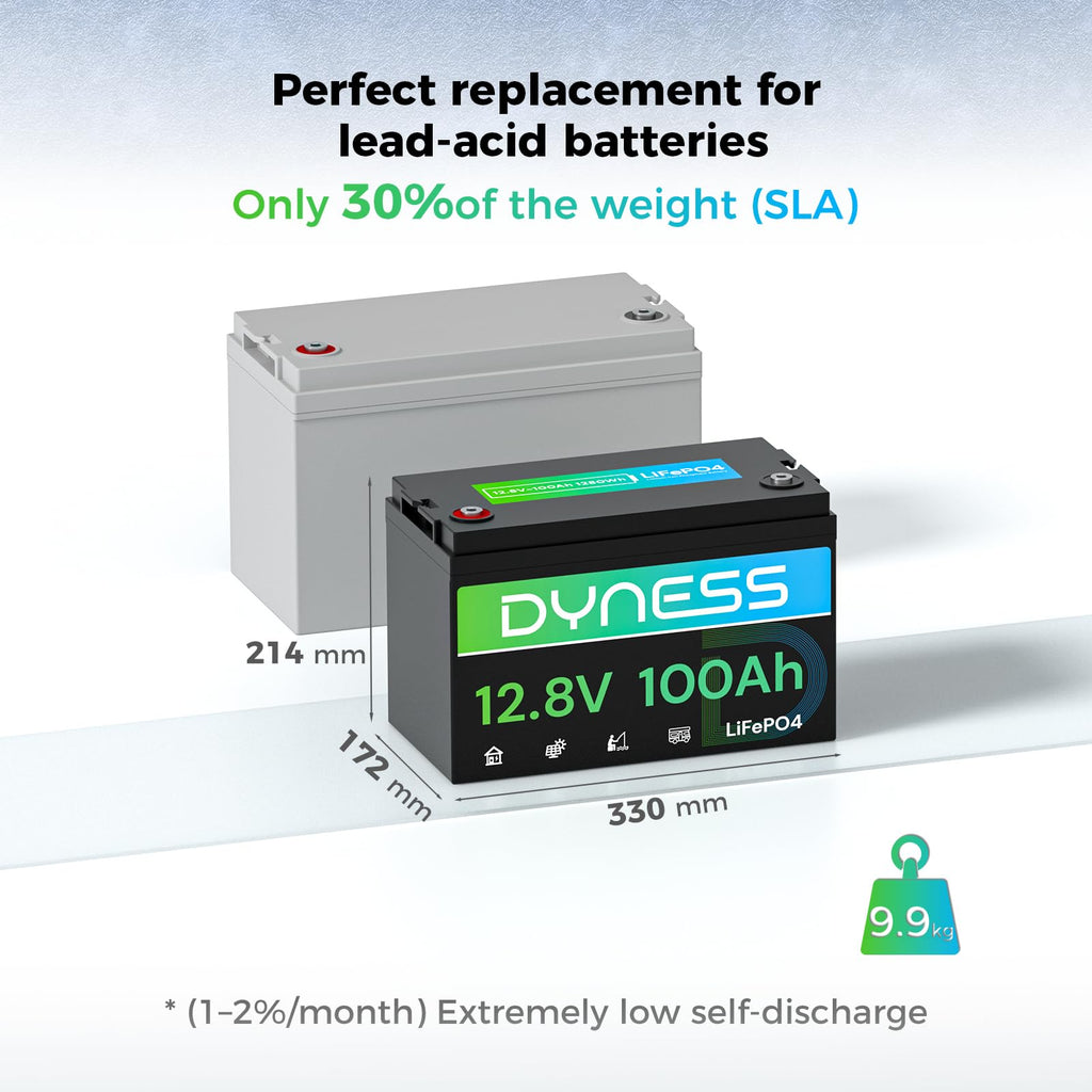 12V 100Ah LiFePO4 Lithium Battery 2 Pack Group 31 H387