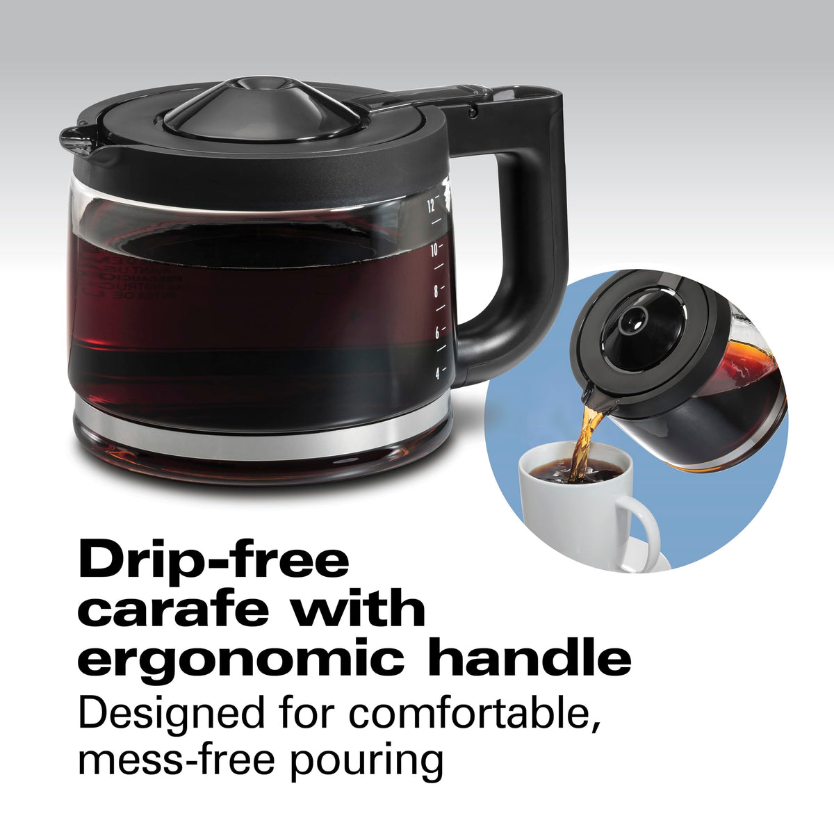 12 Cup Programmable Drip Coffee Maker F453