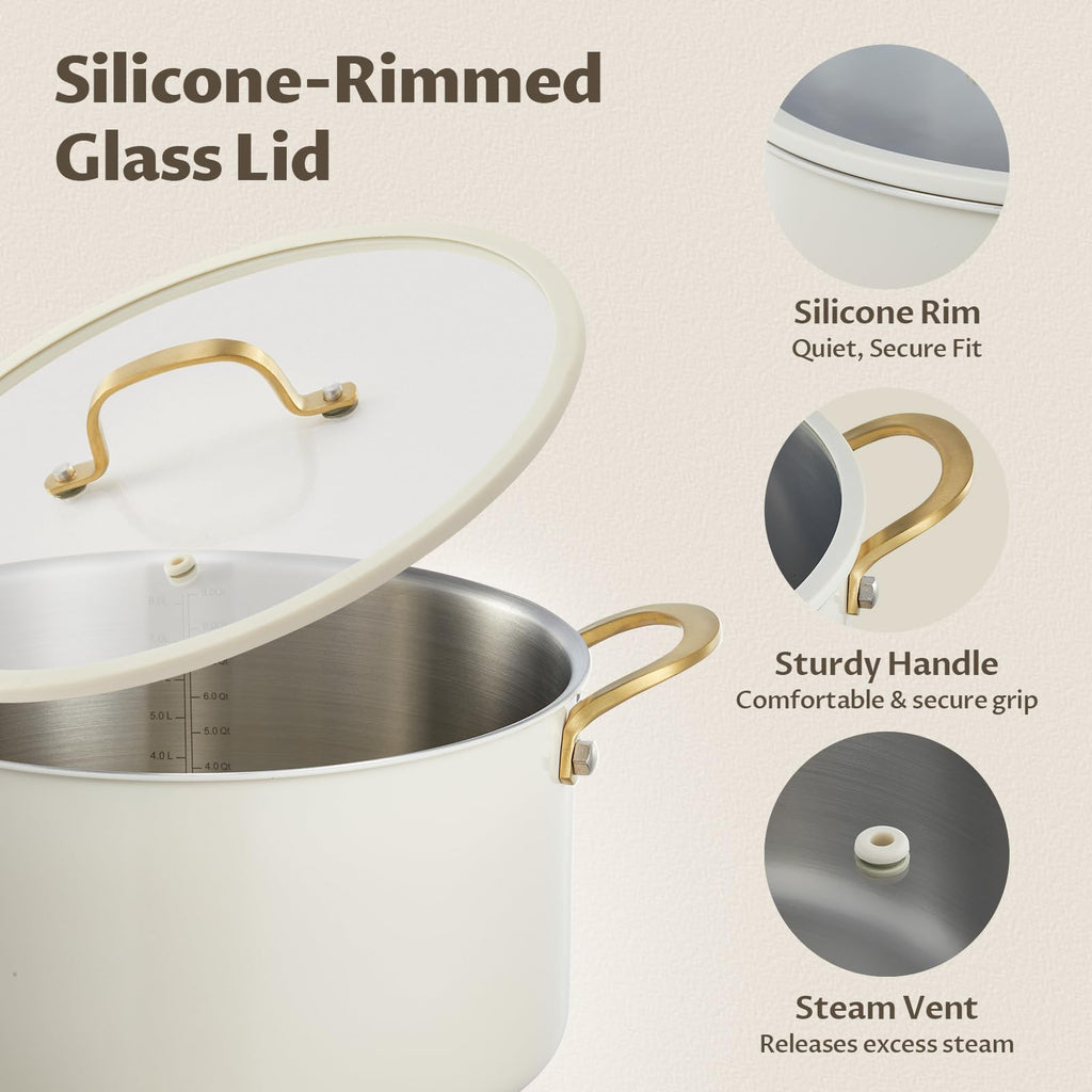 12 Quart Stainless Steel Stock Pot W87414