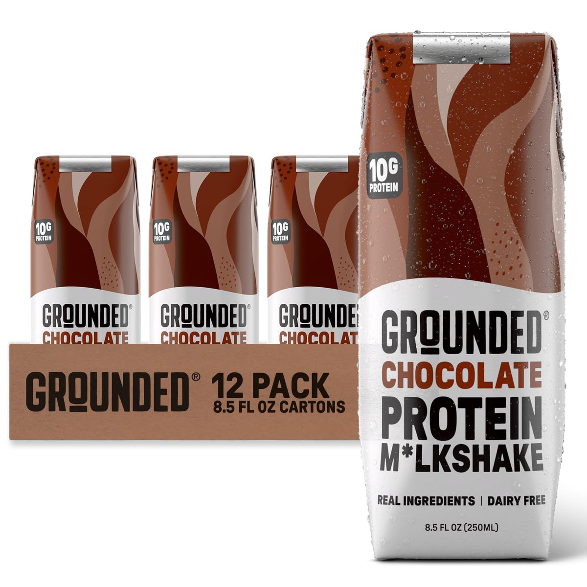 Chocolate Milk, Dairy Free, 10g Protein, 8.5 fl oz, 12 Pack I99316