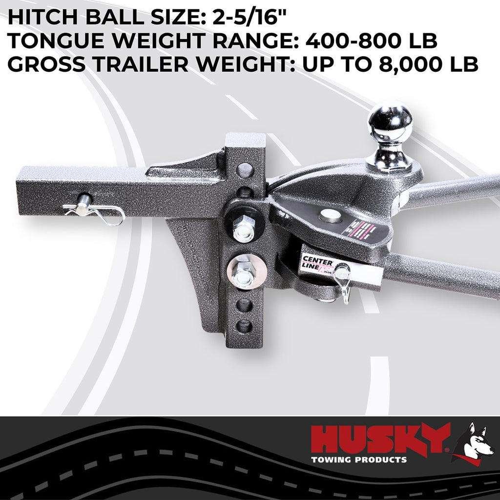 Weight Distribution Hitch 8000 lb GTW with 2-5/16 Inch Ball and Shank D3883