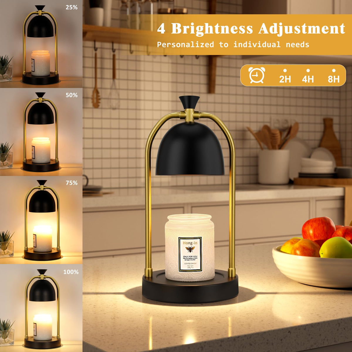 Candle Warmer Lamp with Timer 2 Pack O3136