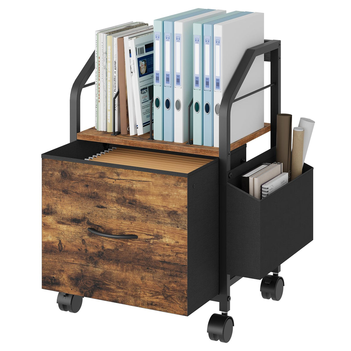 Small Rolling File Cabinet Z89050