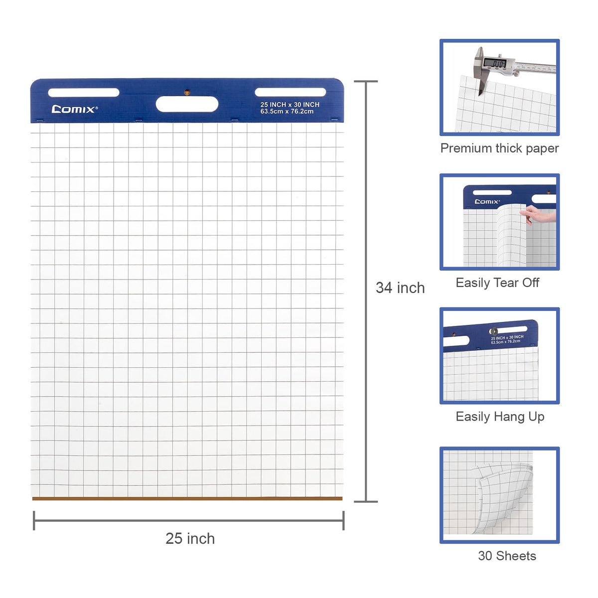 25 x 30 In Flip Chart Easel Pad Q753