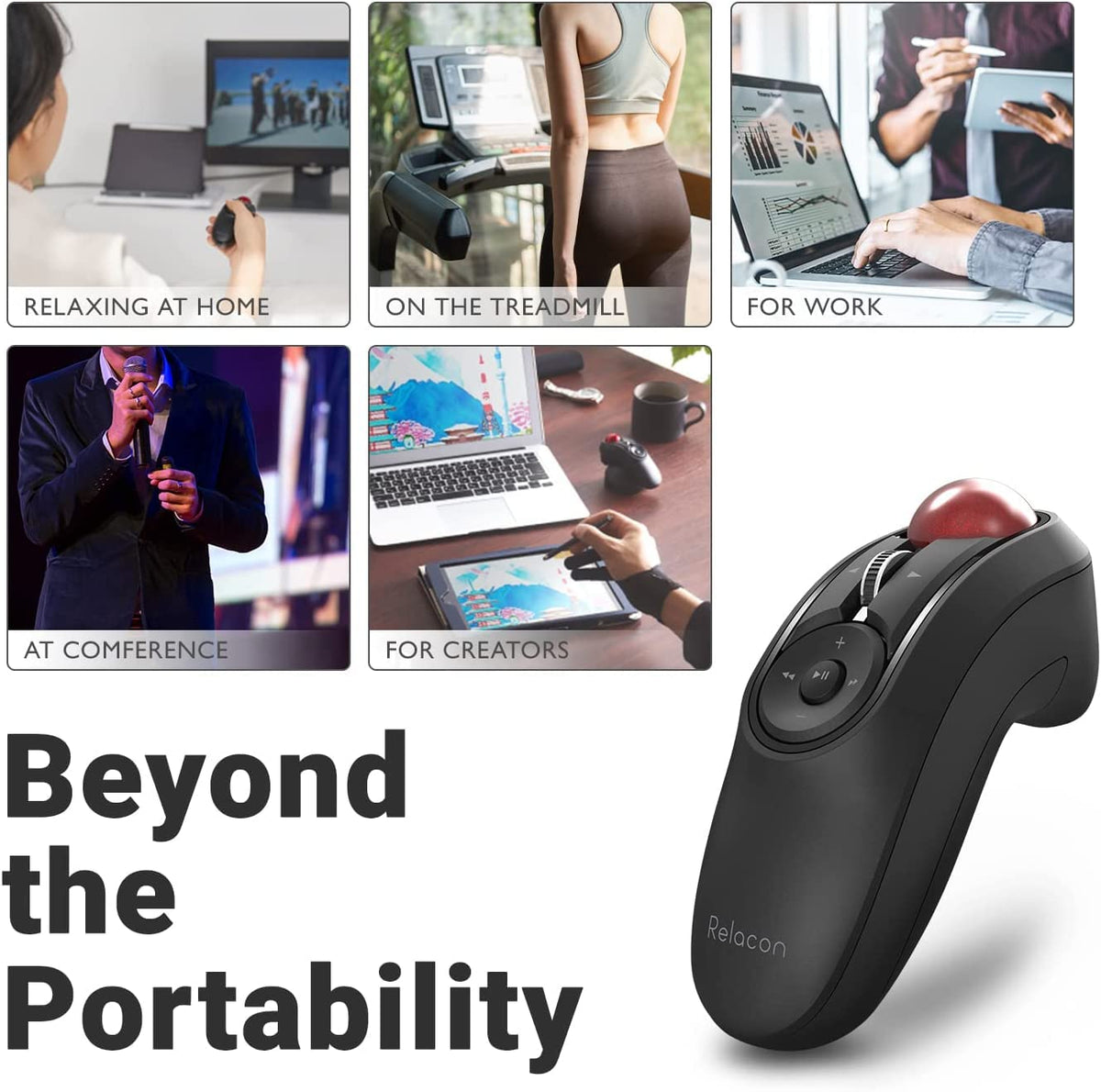 Wireless Handheld Trackball Mouse X77803
