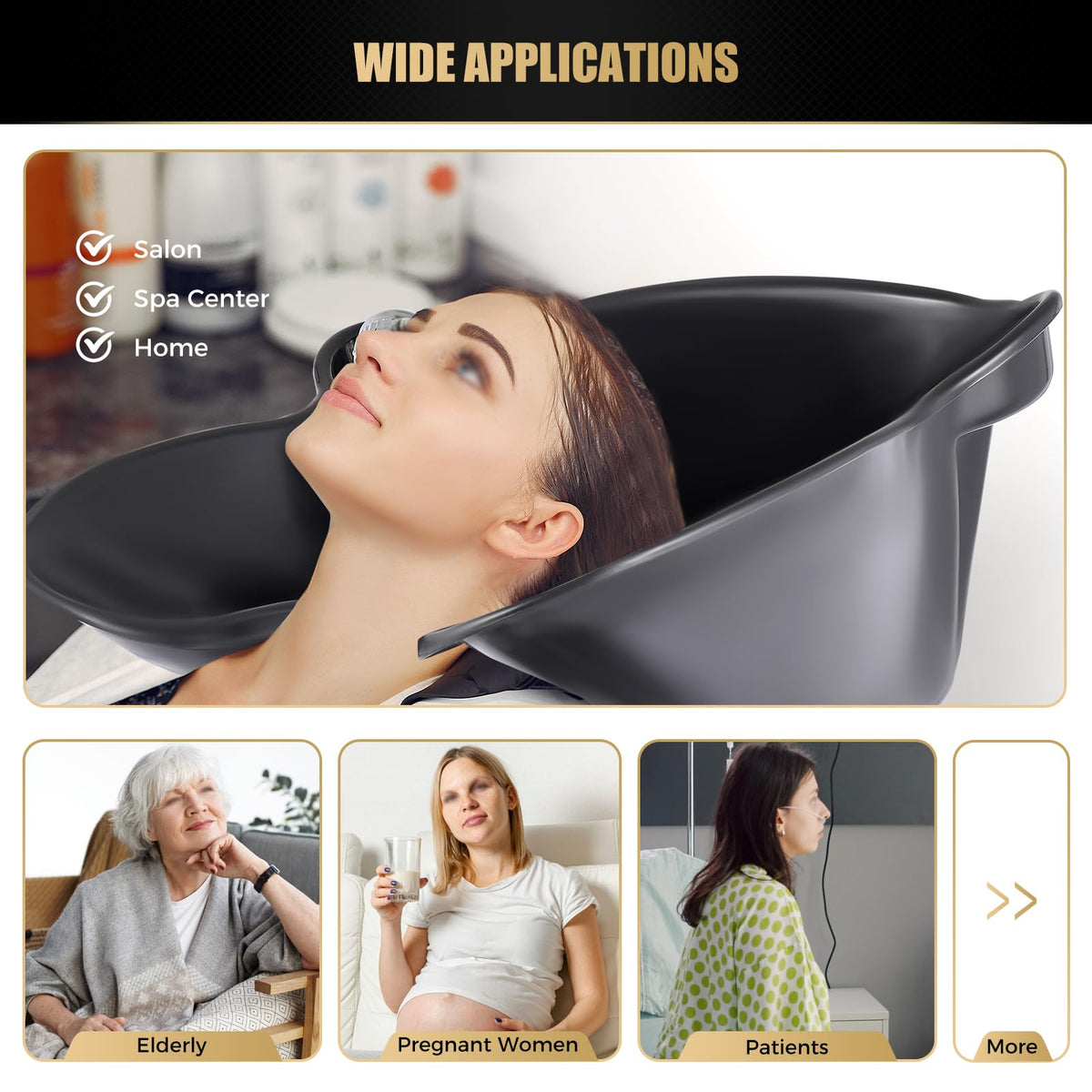 Portable Shampoo Bowl with Electric Pump Z2109