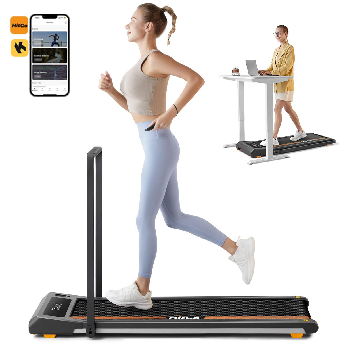 Under Desk Treadmill with LED Display Y83982