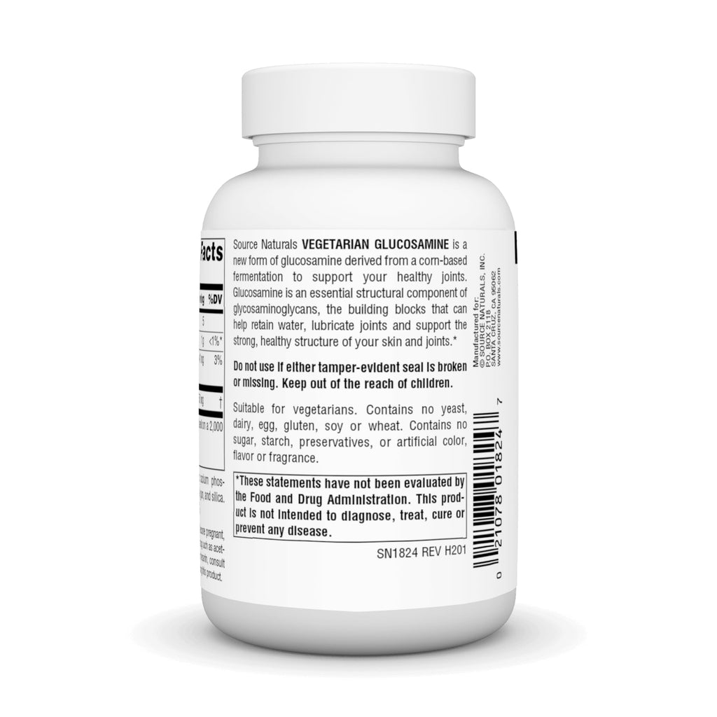 Vegetarian Glucosamine 750 mg 60 Tablets J562