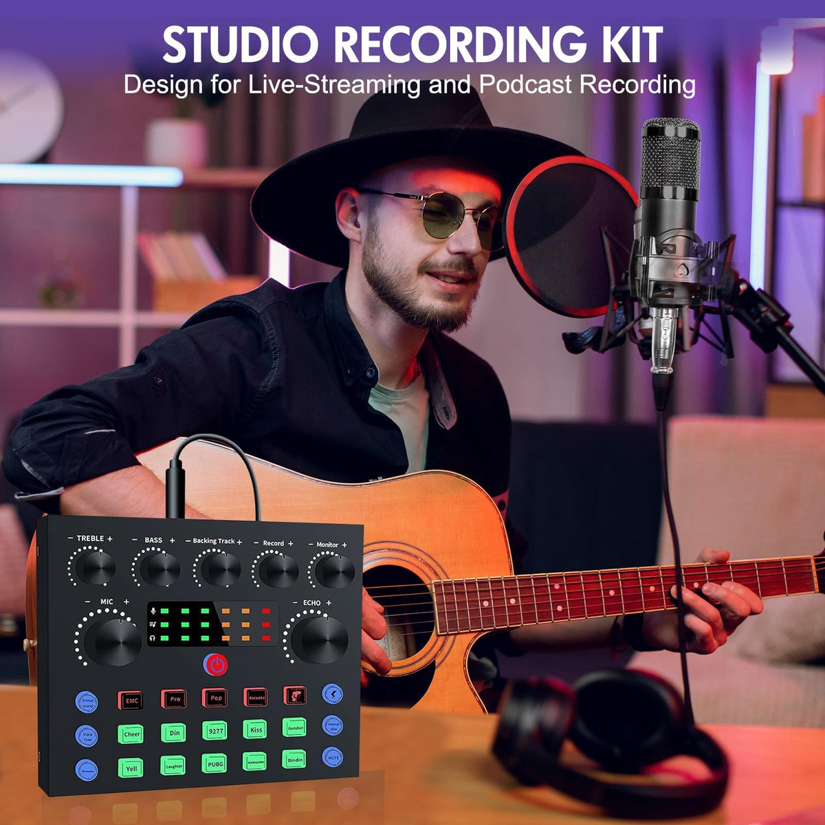 Podcast Equipment Bundle with Voice Changer L8810
