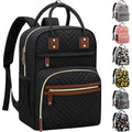 Diaper Bag Backpack with Insulated Pockets Black I3670