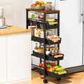 Slim Storage Cart with Wheels T898233