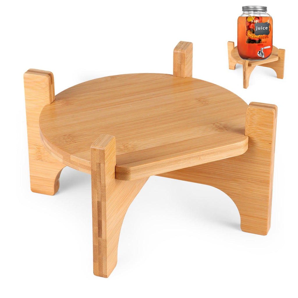 Bamboo Drink Dispenser Stand Z9122