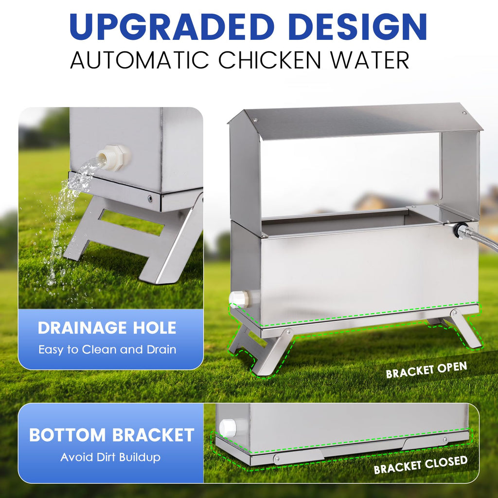 Automatic Chicken Waterer with Float Valve Kit P6758