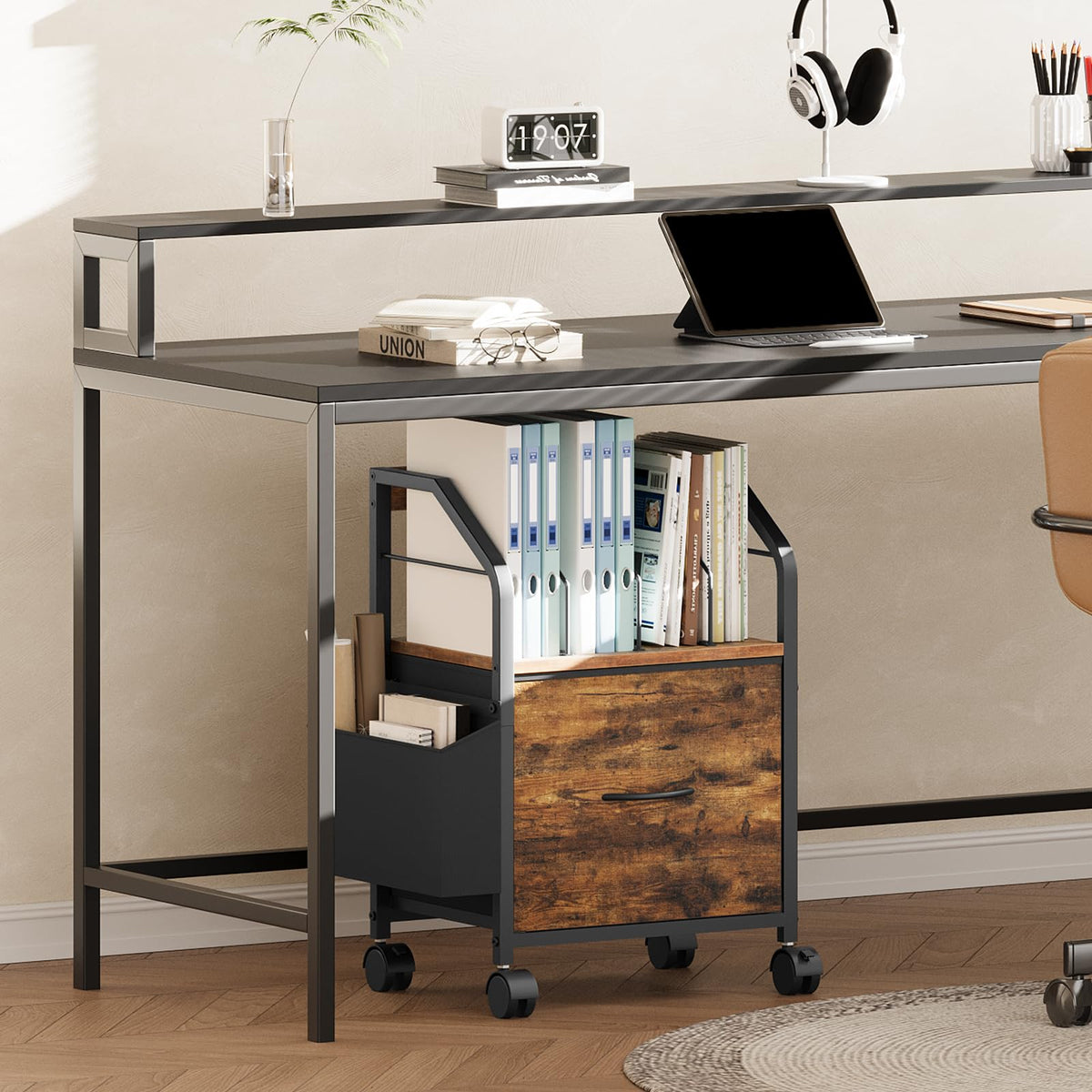 Small Rolling File Cabinet Z89050