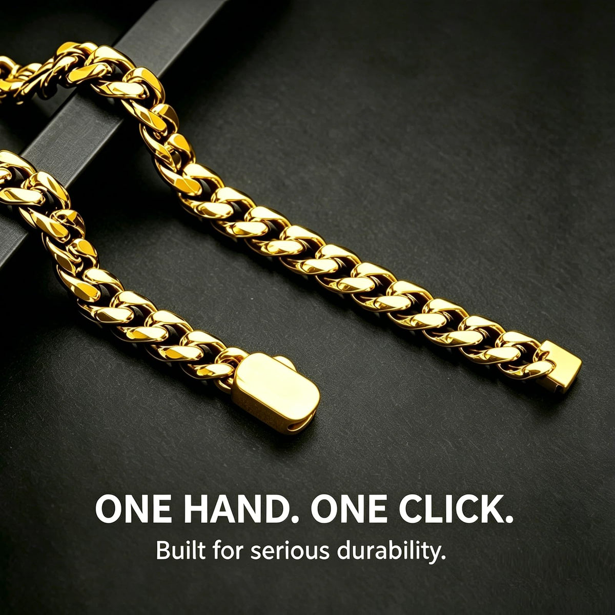 Stainless Steel 6mm Cuban Link Chain Necklace I533