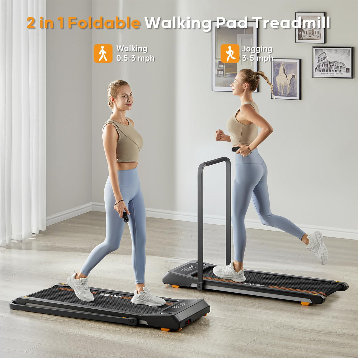 Under Desk Treadmill with LED Display Y83982