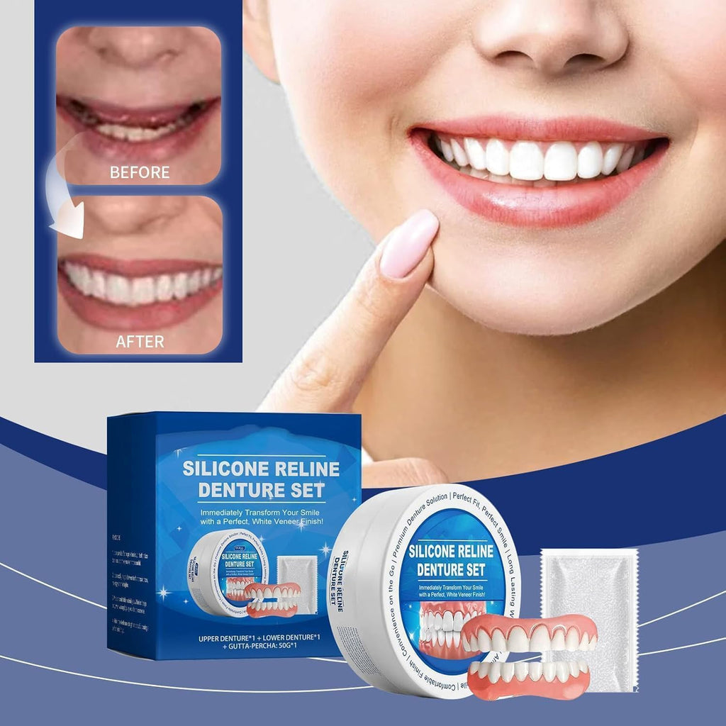 Silicone Reline Denture Set Upper and Lower B297