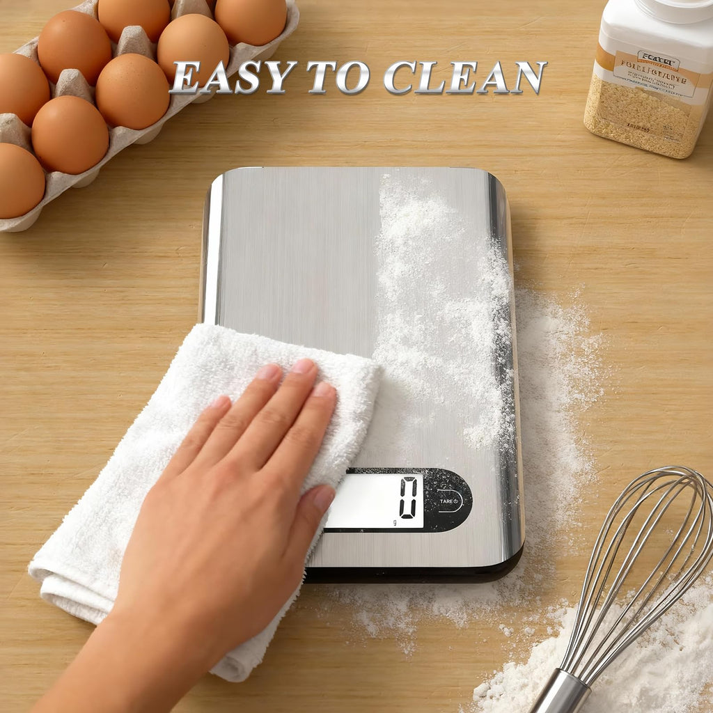 Digital Kitchen Scale 17 Pounds Capacity Stainless Steel V172988