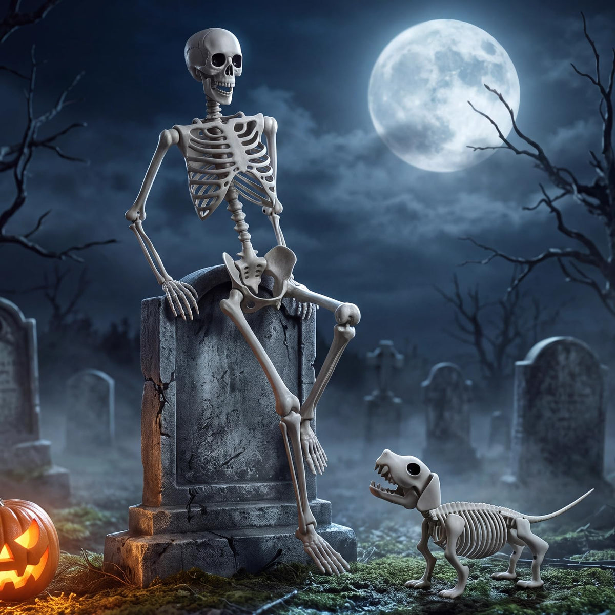 5.4FT Posable Skeleton K810592