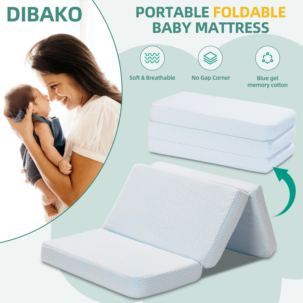 Trifold Pack and Play Mattress V757018