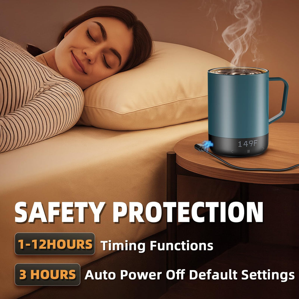 14 Oz Rechargeable Self Heating Coffee Mug G257842