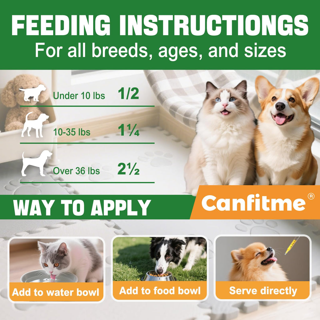 Flea and Tick Prevention Liquid Drops with Multivitamin R161438