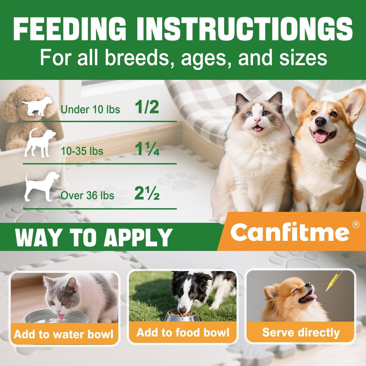 Flea and Tick Prevention Liquid Drops with Multivitamin R161438