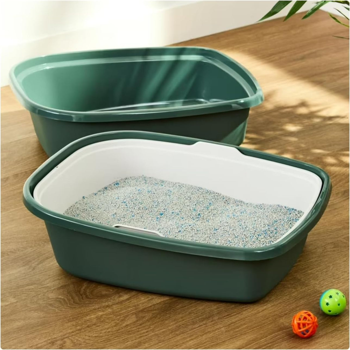 3-Piece Sifting Cat Litter Box Set E839055