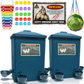 6 Gallon Chicken Waterer 2-Pack G64042