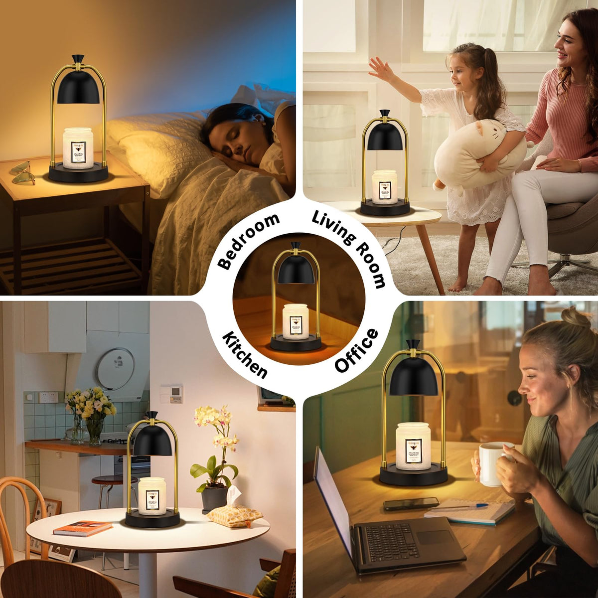 Candle Warmer Lamp with Timer 2 Pack O3136