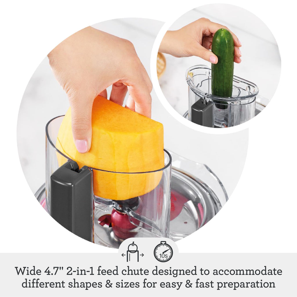 9 Processor and Dicer, Brushed Stainless Steel S4546
