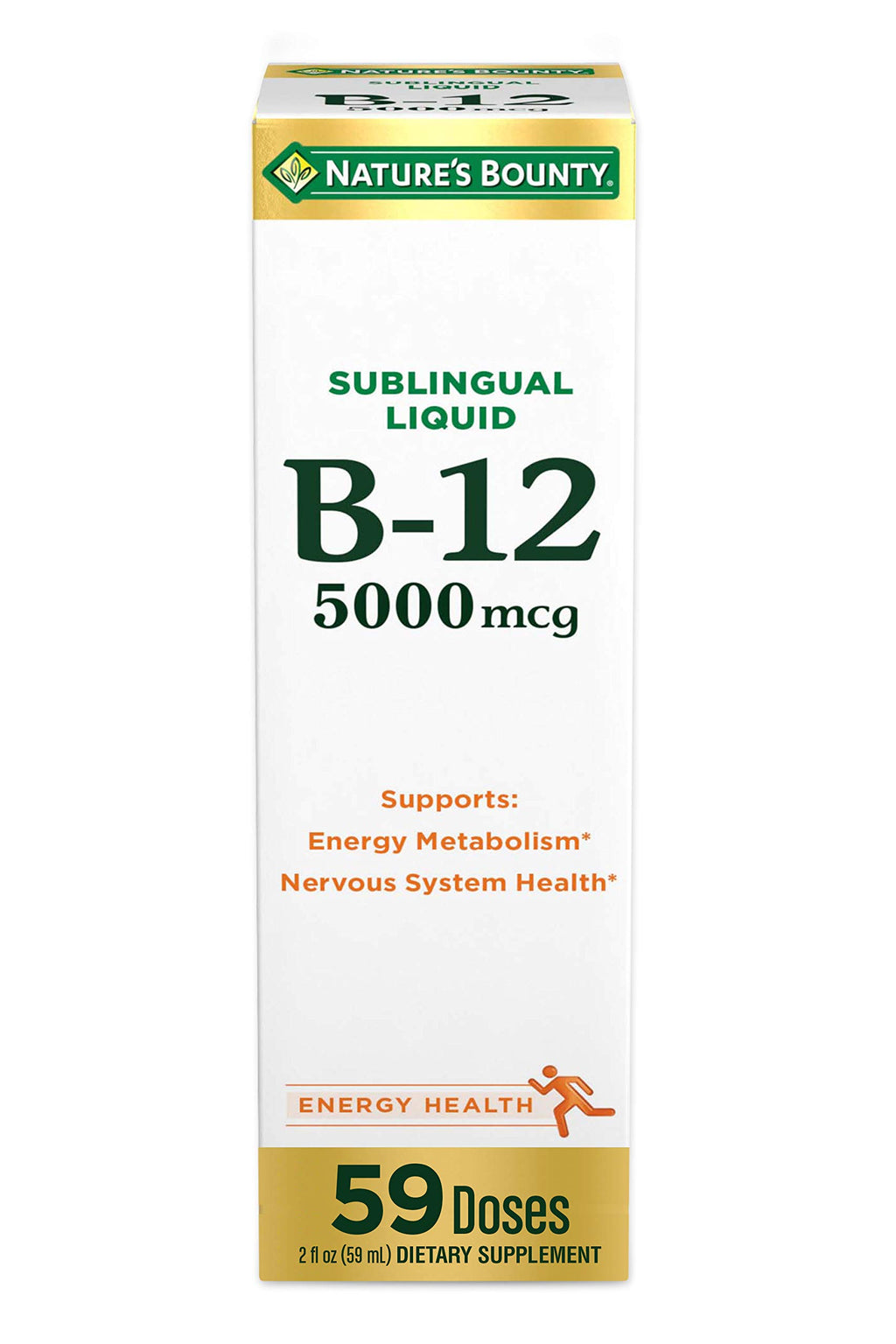 Vitamin B12 5000 mcg Sublingual Liquid 2 Fl Oz N3666