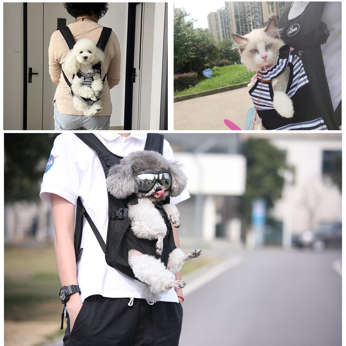 Adjustable Pet Carrier Backpack D8391