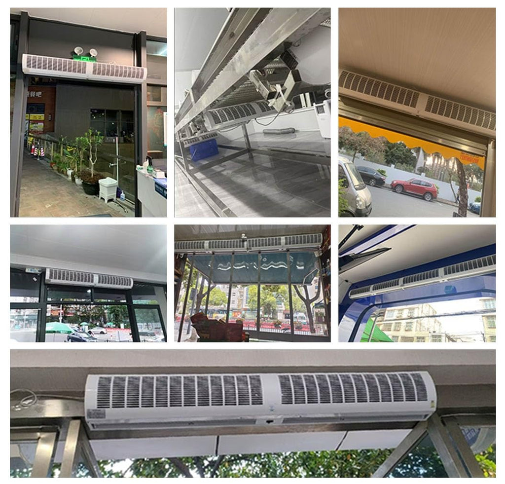 Over Door Air Curtain Fan with Remote Control 60cm M875