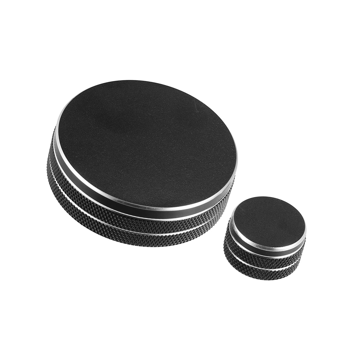 Black Multimedia Volume Knob Caps Decals Stickers Covers T2699