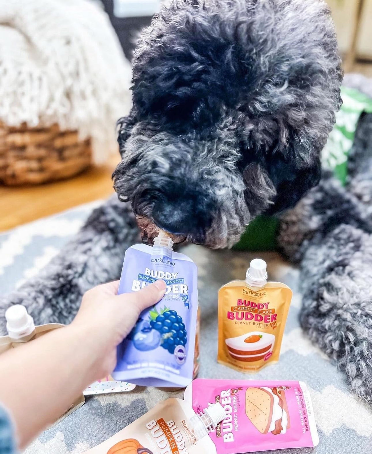 Peanut Butter for Dogs 3 Pack 4oz Squeeze Packs U183