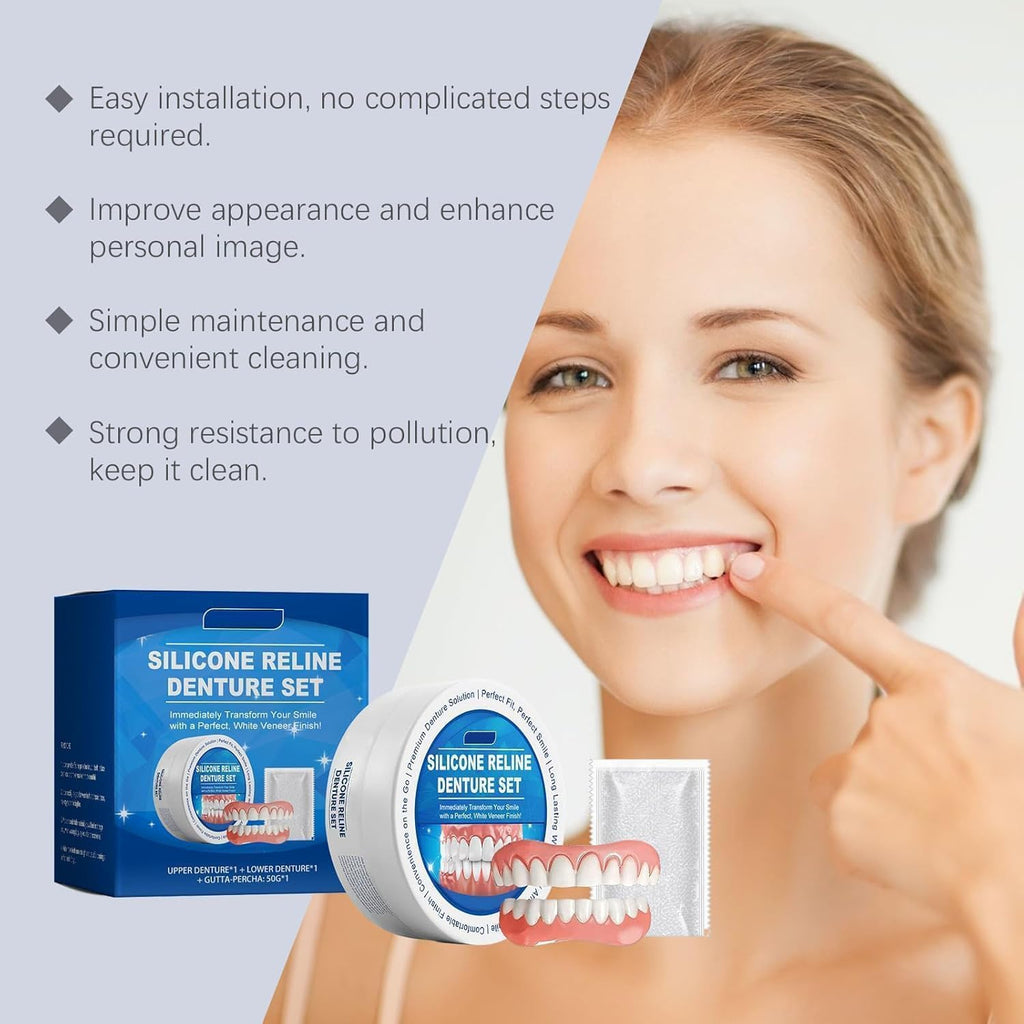 Silicone Reline Denture Set Upper and Lower B297