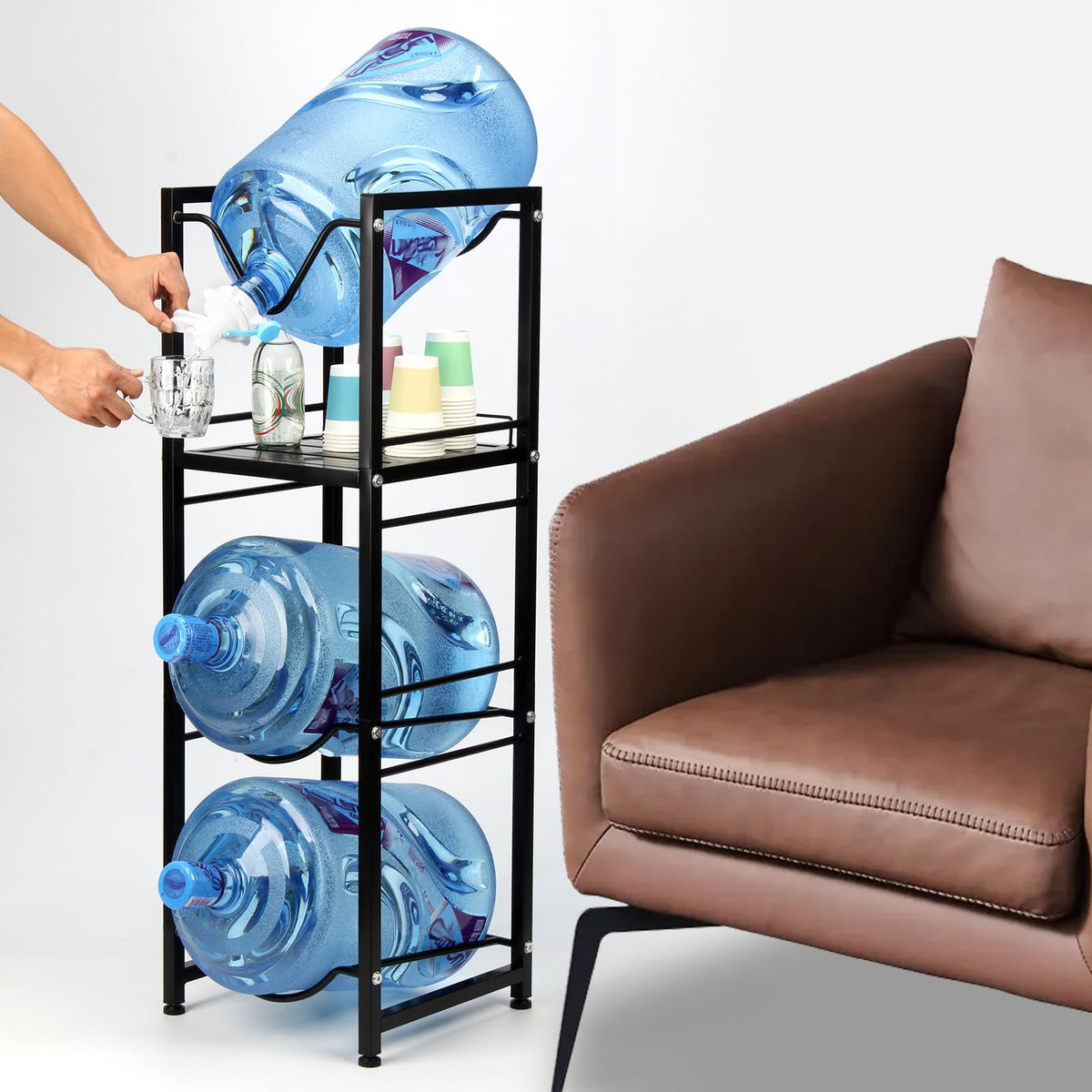 5 Gallon Water Jug Holder with Spigot B370421