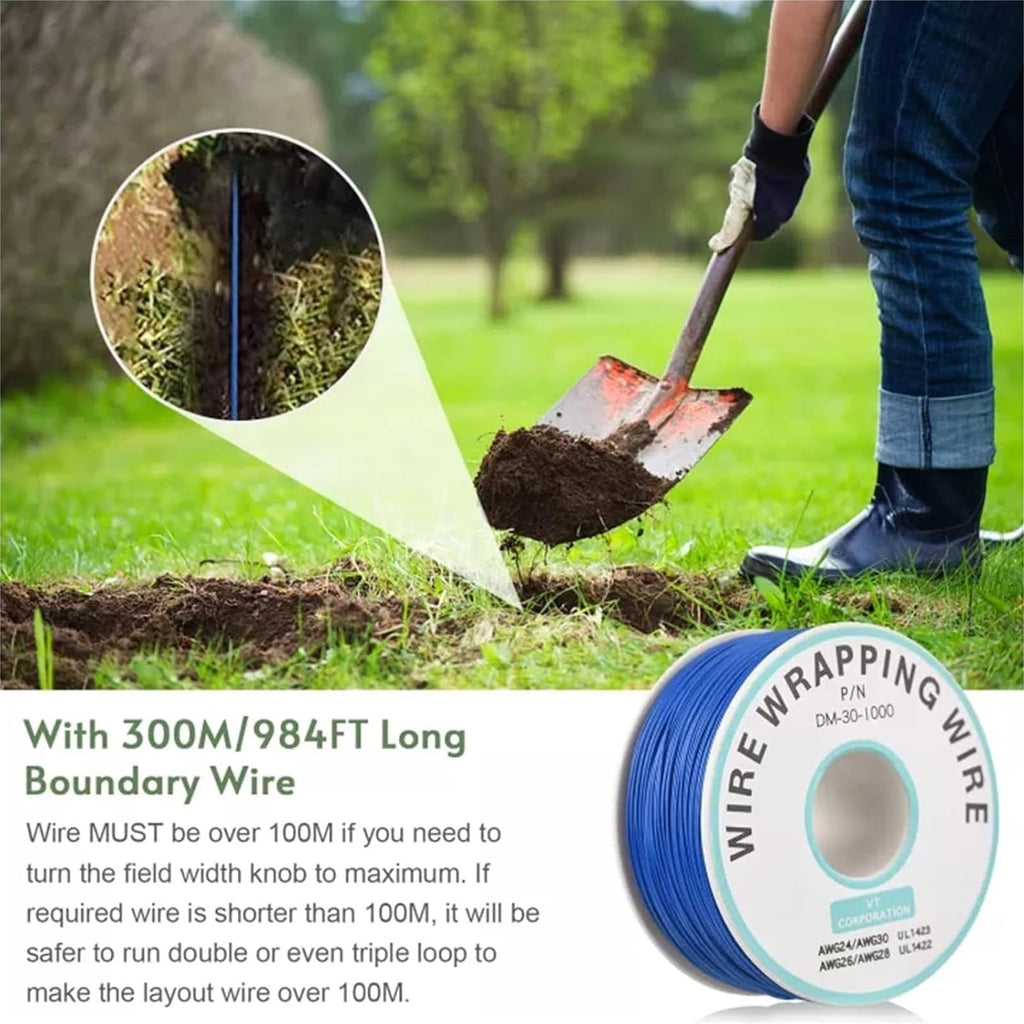 Underground Electric Dog Fence, In-Ground Pet Containment System, Waterproof Training Collar F79892