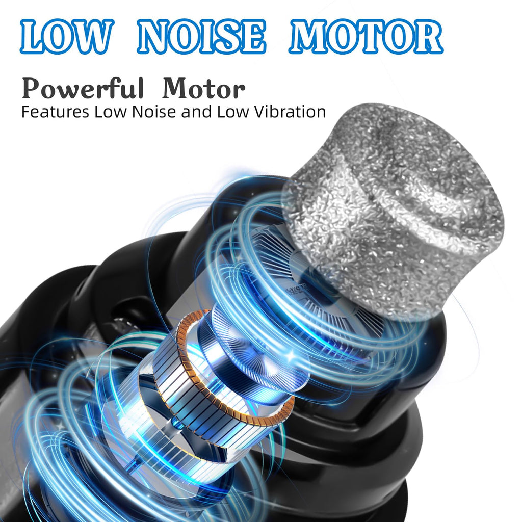 2-Speed Rechargeable Quiet Electric Pet Nail Grinder D9905