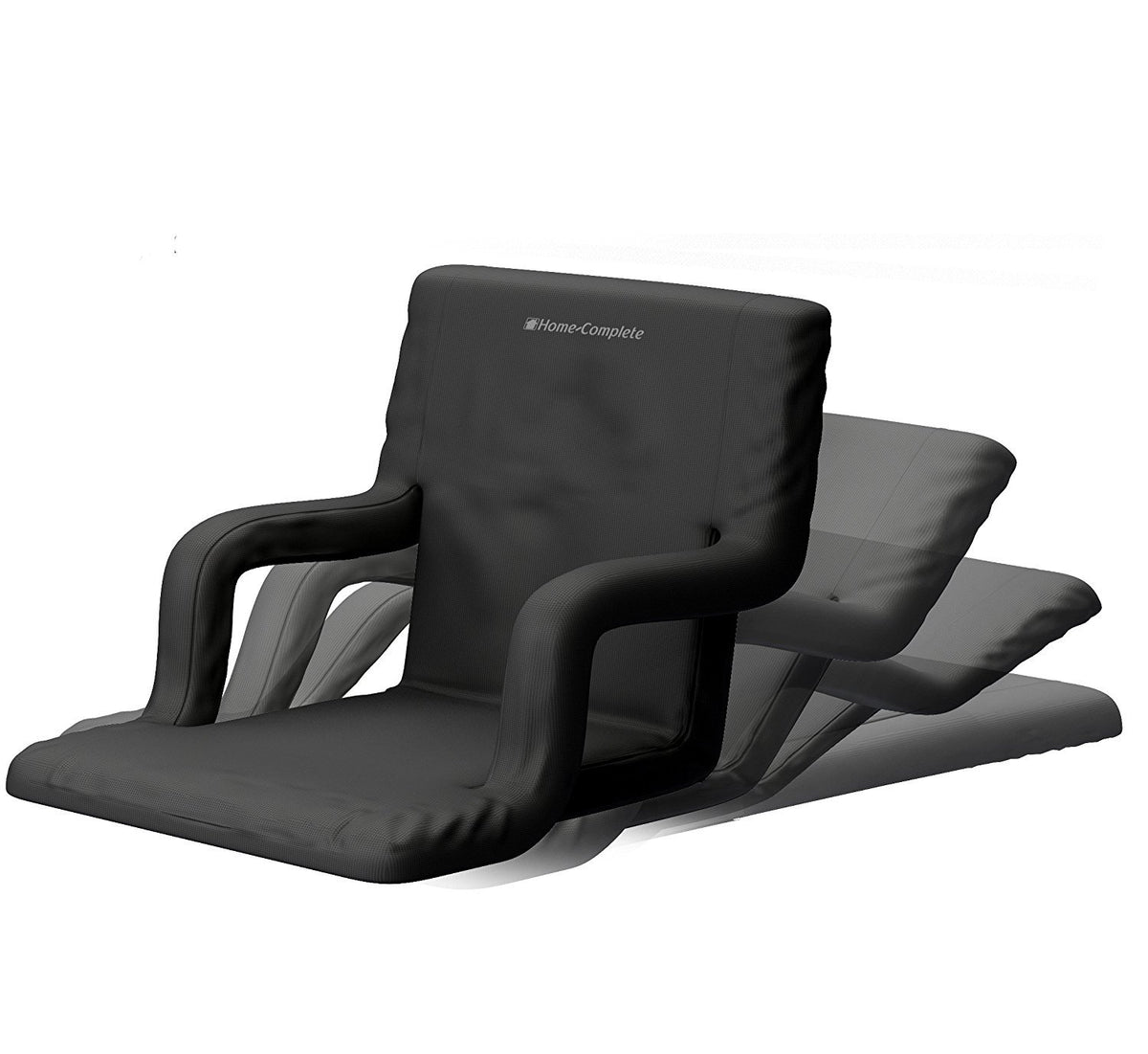 2-Pack Reclining Bleacher Chairs with Back and Cushion S1446
