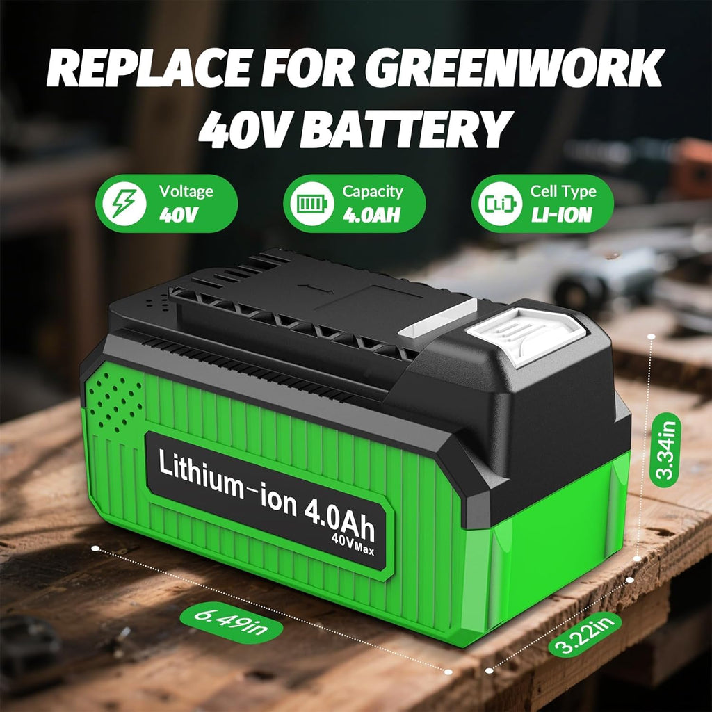 4.0Ah Replacement Battery and Charger O6558