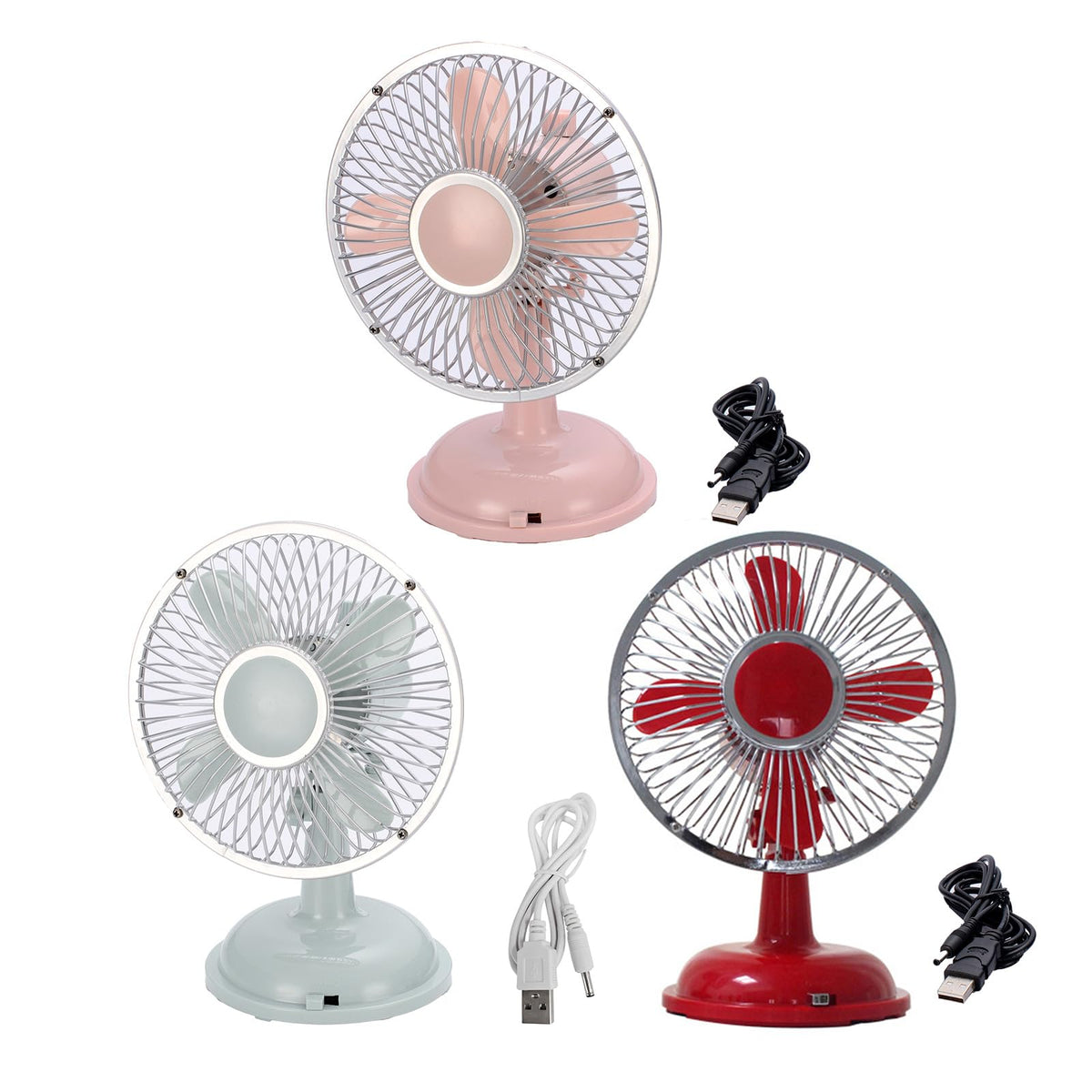 2-Speed Oscillating Desk Fan J422