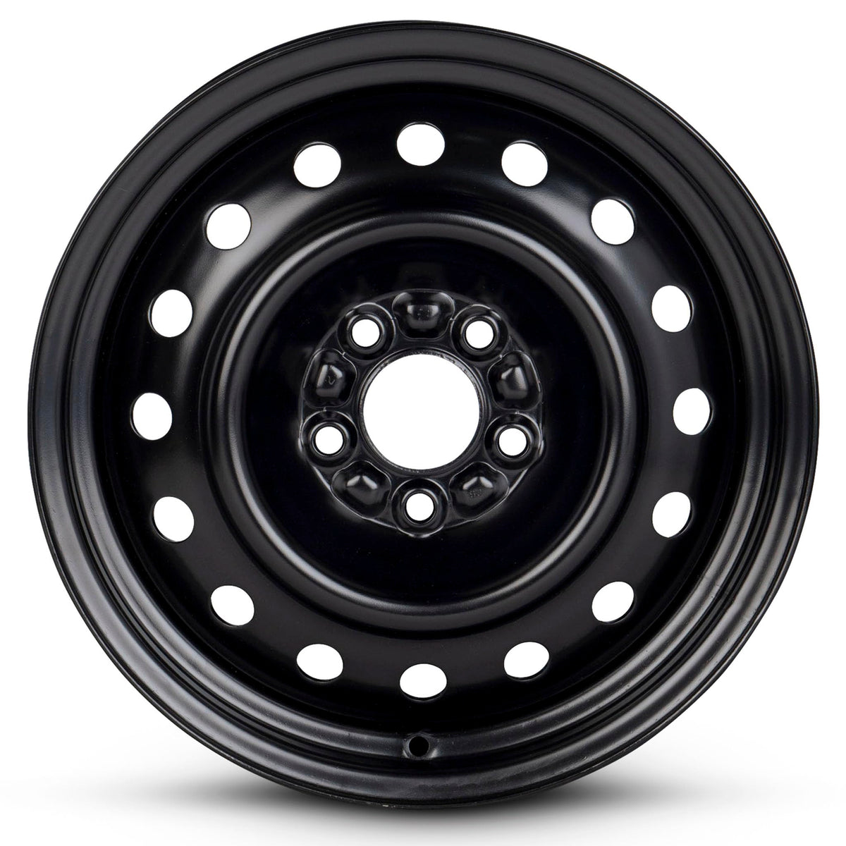 16 Inch Black Steel Rim Z166