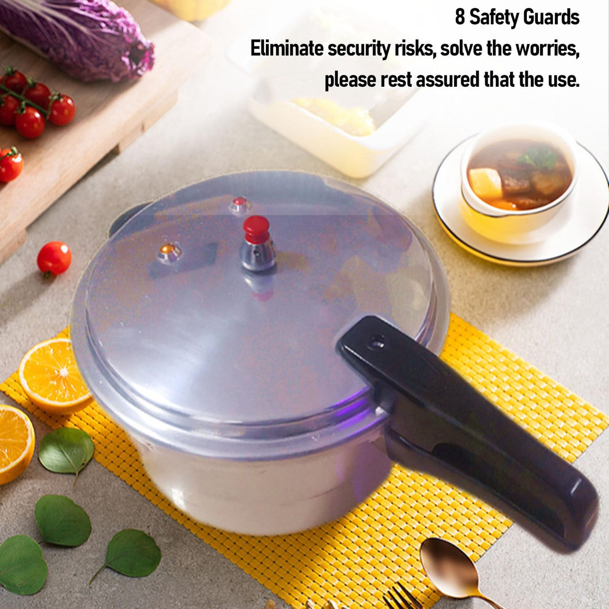 Aluminum Alloy Pressure Cooker, 18CM/3L M338271