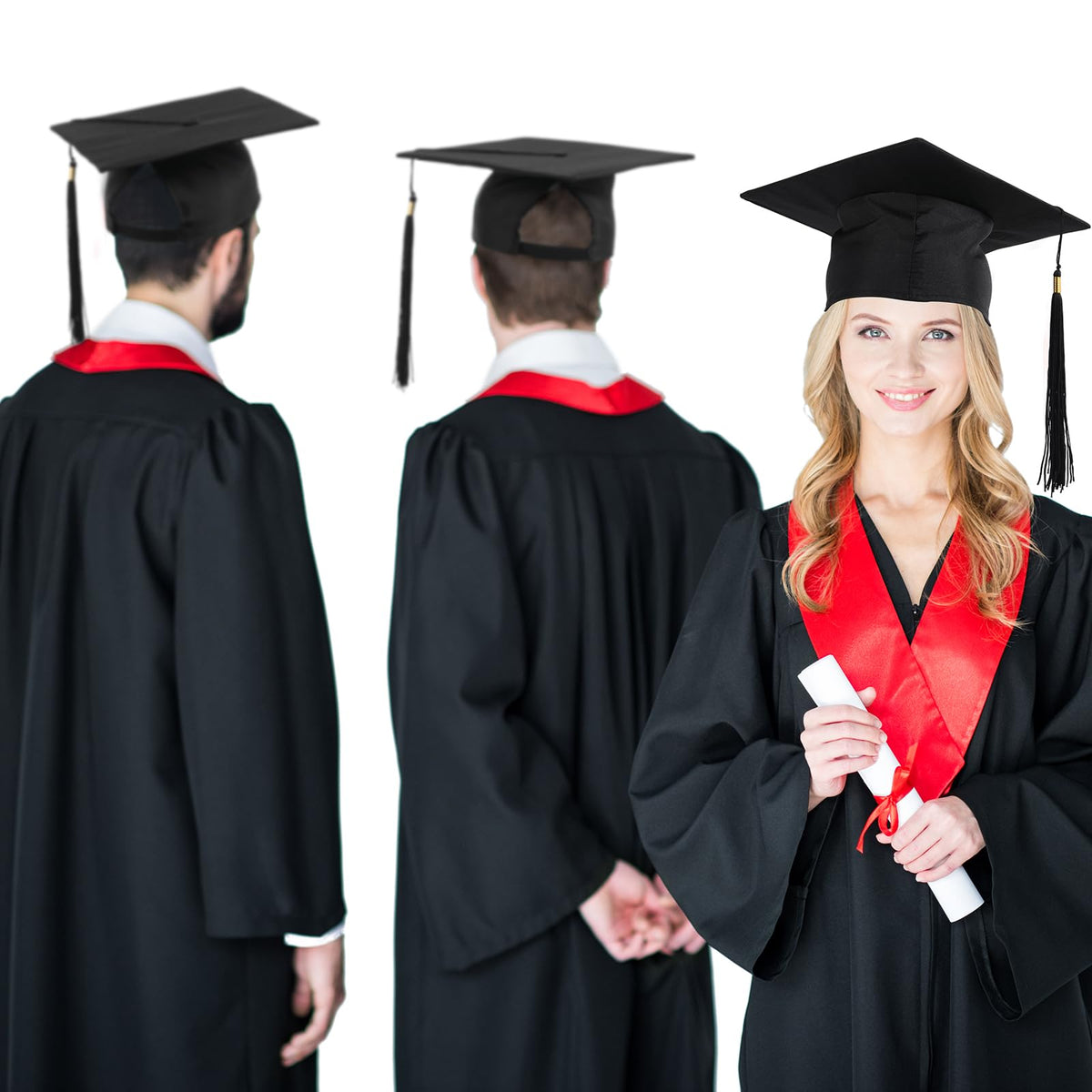 Graduation Cap Bulk Halloween Costume Accessory J851785